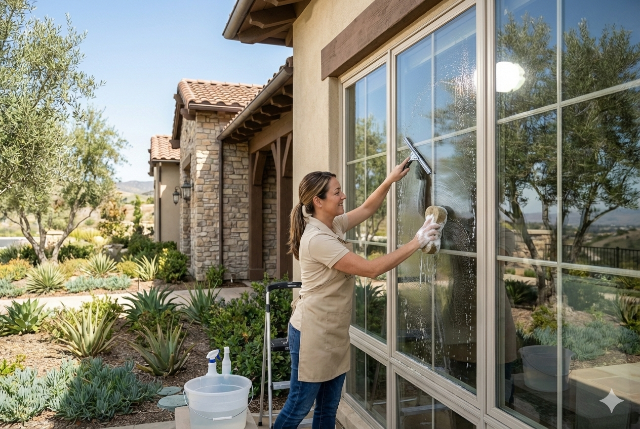 Window cleaning service Porter Ranch Granada Hills CA
